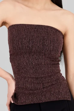 Shasa Lurex Cutout Tube Top
