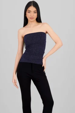 Shasa Lurex Cutout Tube Top