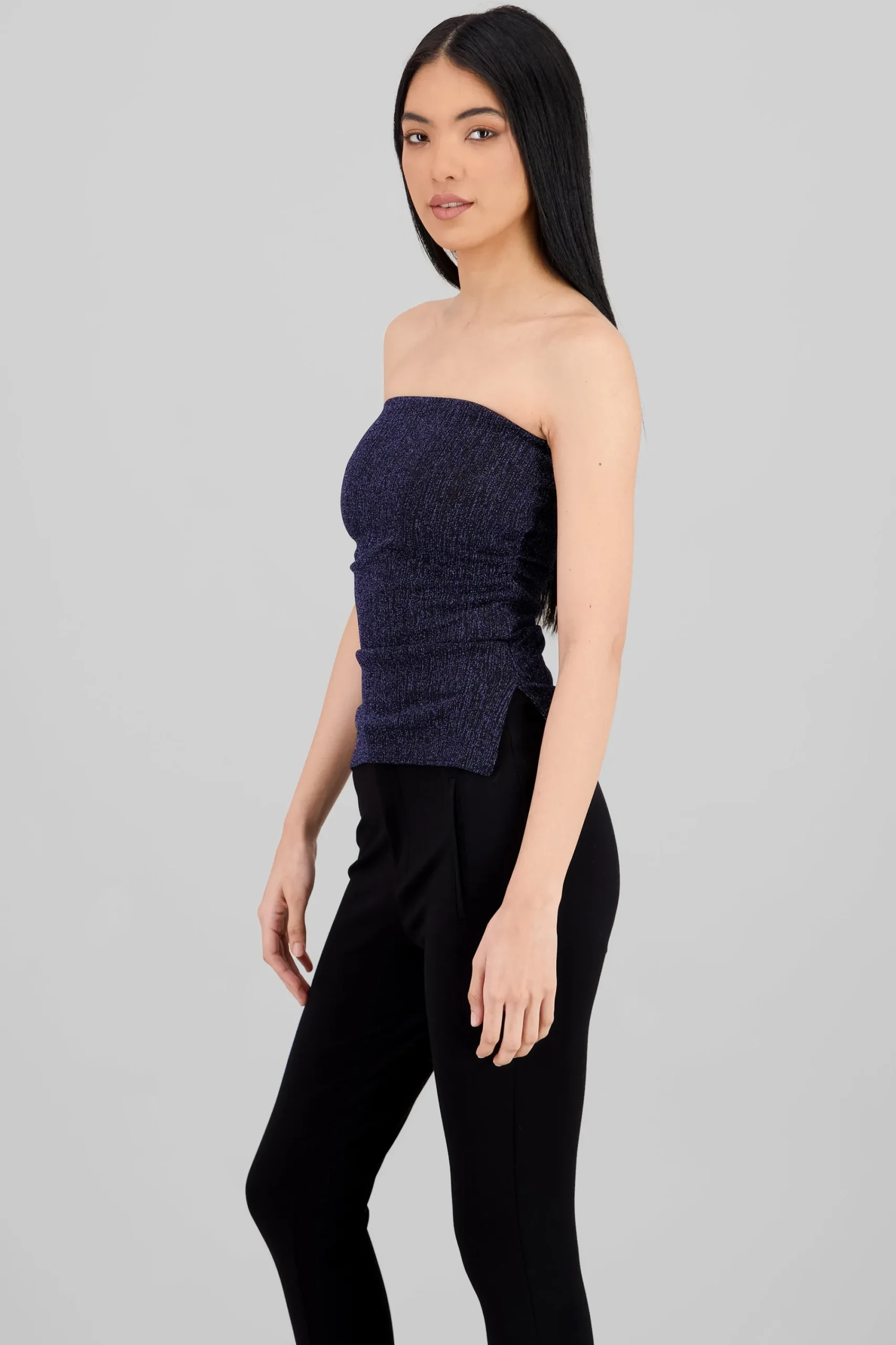 Shasa Lurex Cutout Tube Top