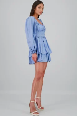 Shasa Lurex Stripes Solid Dress