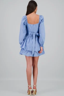 Shasa Lurex Stripes Solid Dress