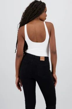 Shasa Lycra Spaghetti Strap Bodysuit