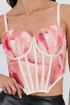Shasa Marble Print Corset