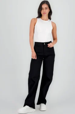 Shasa Marine Wide Leg Jeans