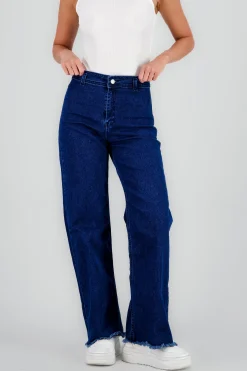 Shasa Marine Wide Leg Jeans