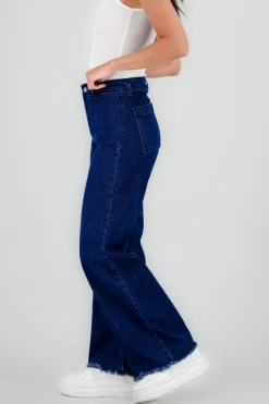 Shasa Marine Wide Leg Jeans