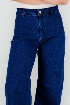 Shasa Marine Wide Leg Jeans