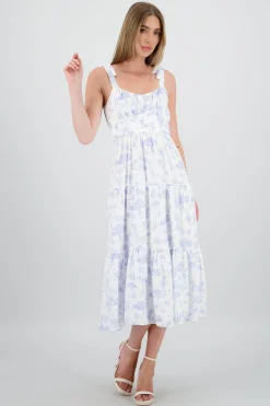 Shasa Maxi Dress with Nature Print