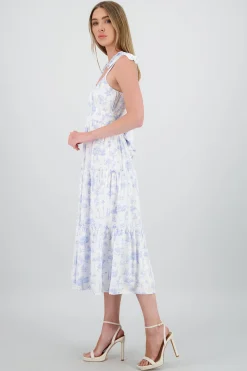Shasa Maxi Dress with Nature Print