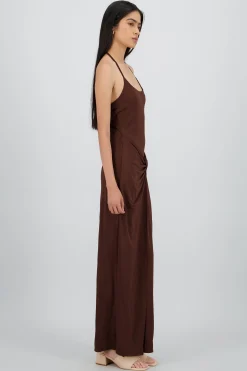 Shasa Maxi Dress with Waist Knot Detail