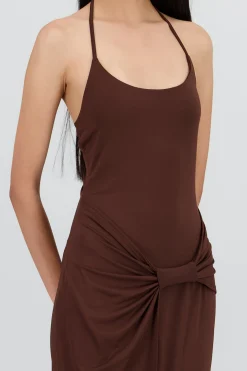 Shasa Maxi Dress with Waist Knot Detail