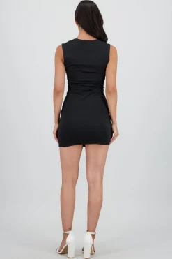 Shasa Maxi Halter Satin Dress
