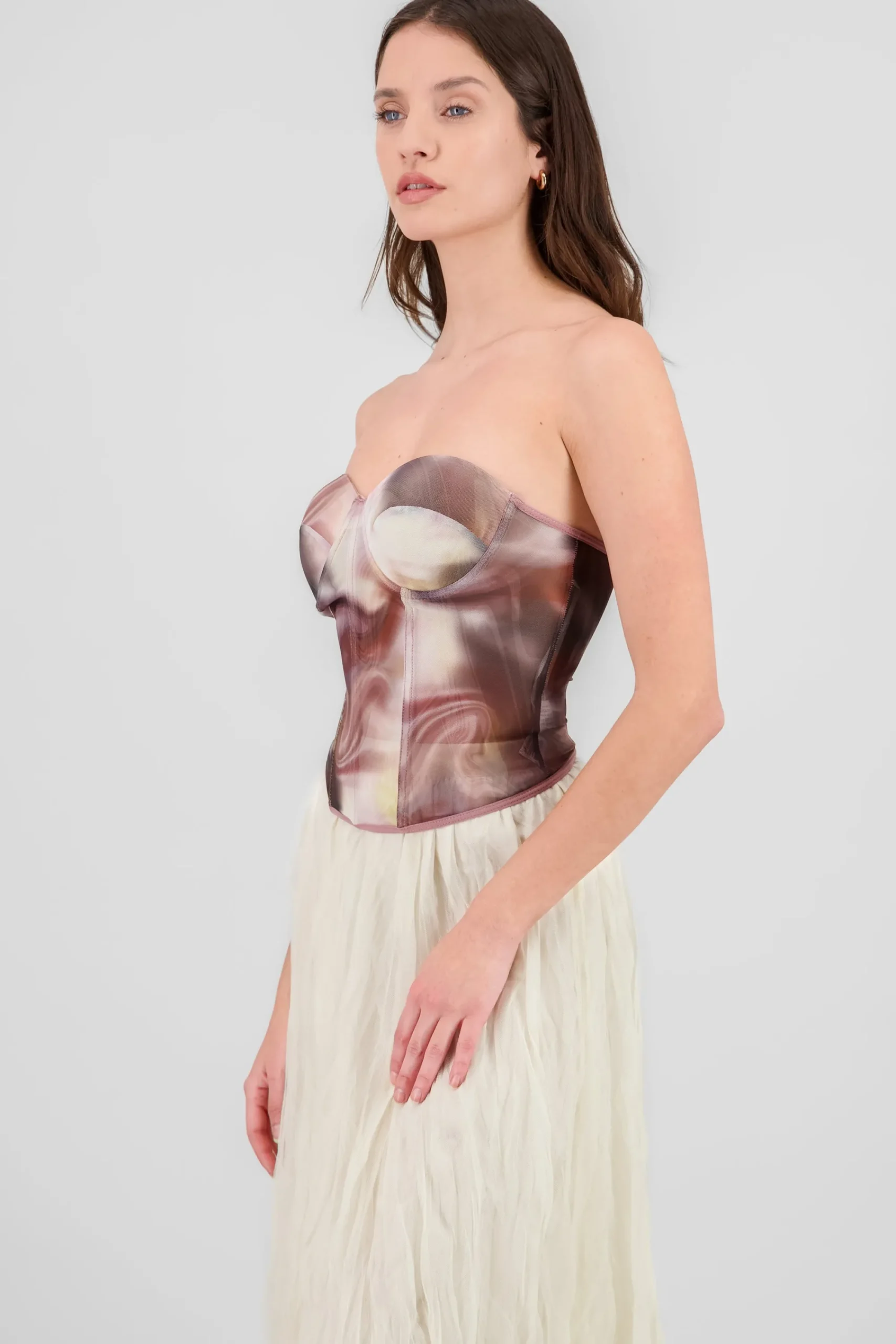 Shasa Mesh Corset Top