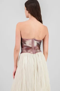 Shasa Mesh Corset Top