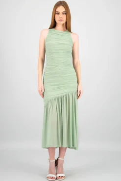 Shasa Mesh Maxi Dress