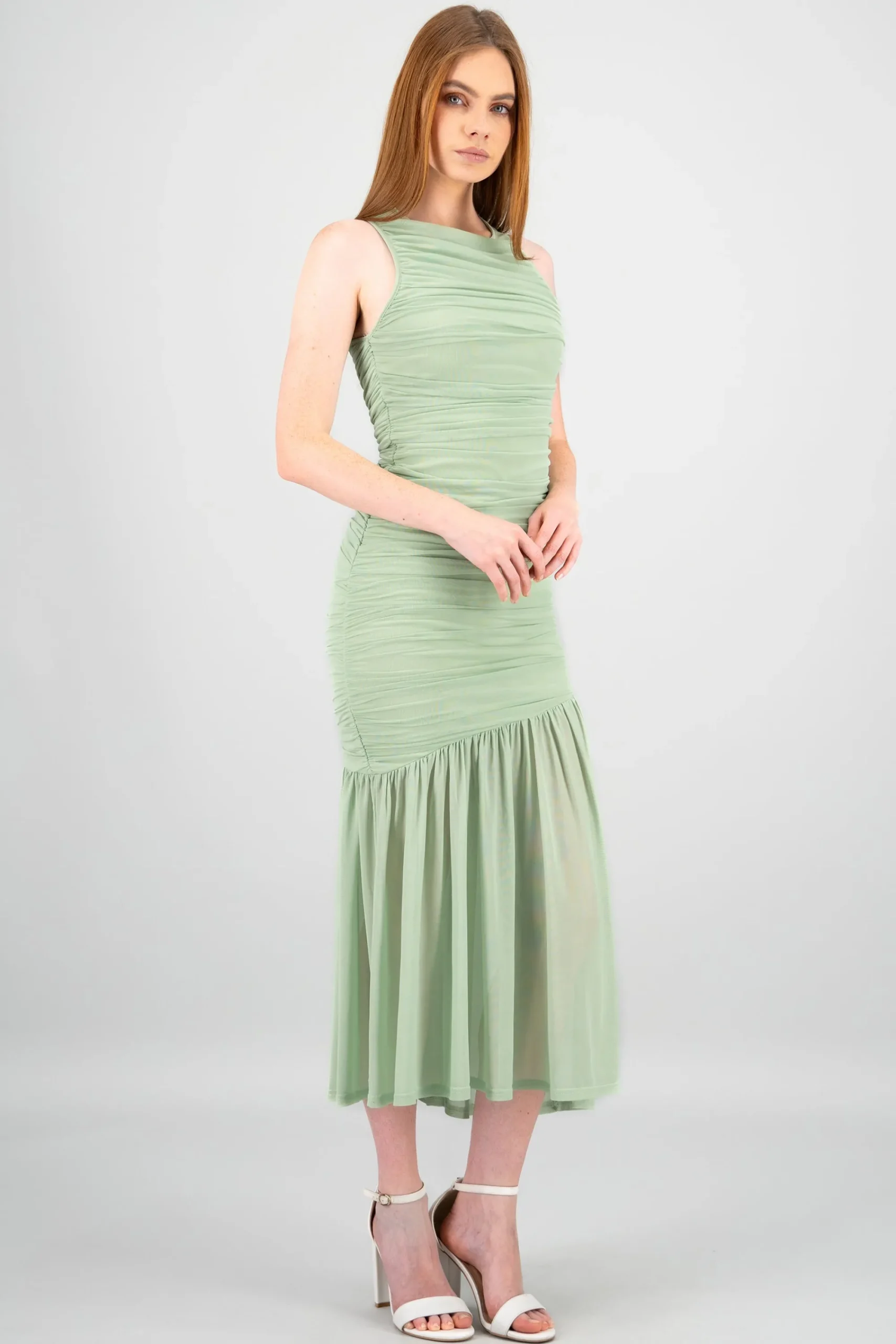 Shasa Mesh Maxi Dress