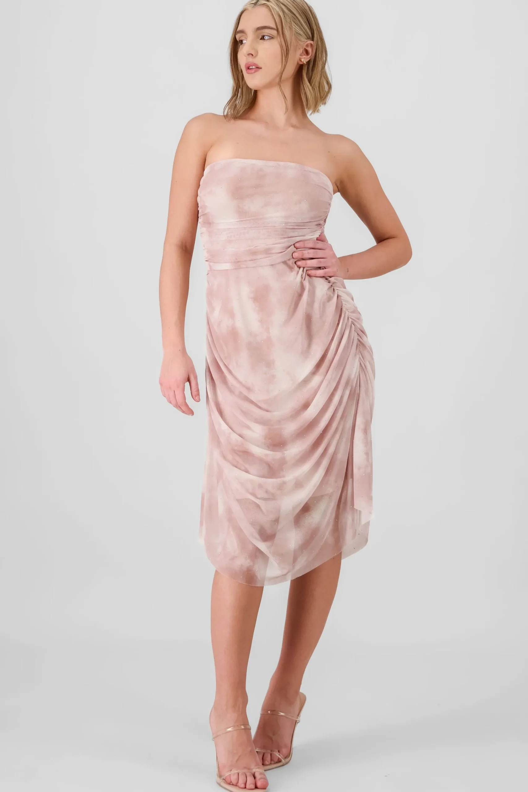 Shasa Mesh Midi Dress