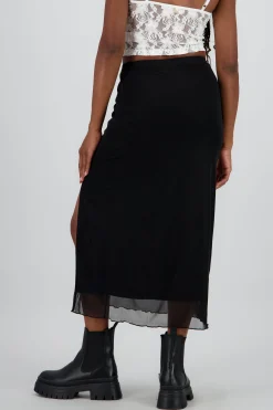 Shasa Mesh Midi Skirt