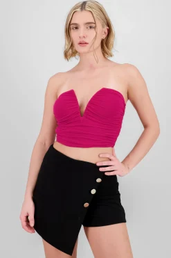 Shasa Mesh Top with eNckline