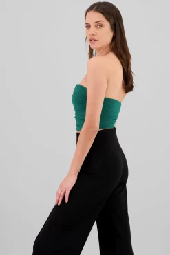 Shasa Mesh Top with eNckline
