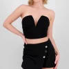 Shasa Mesh Top with eNckline