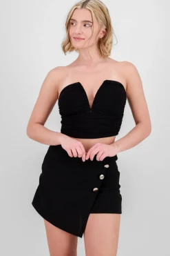Shasa Mesh Top with eNckline