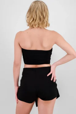 Shasa Mesh Top with eNckline