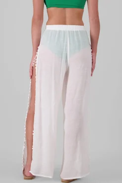 Shasa Mesh Wide Leg Cover Up Pants