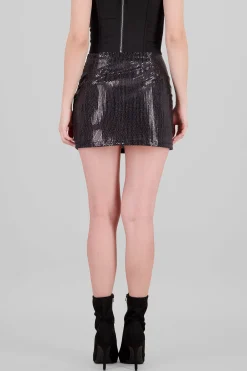 Shasa Metallic Effect Mini Skirt