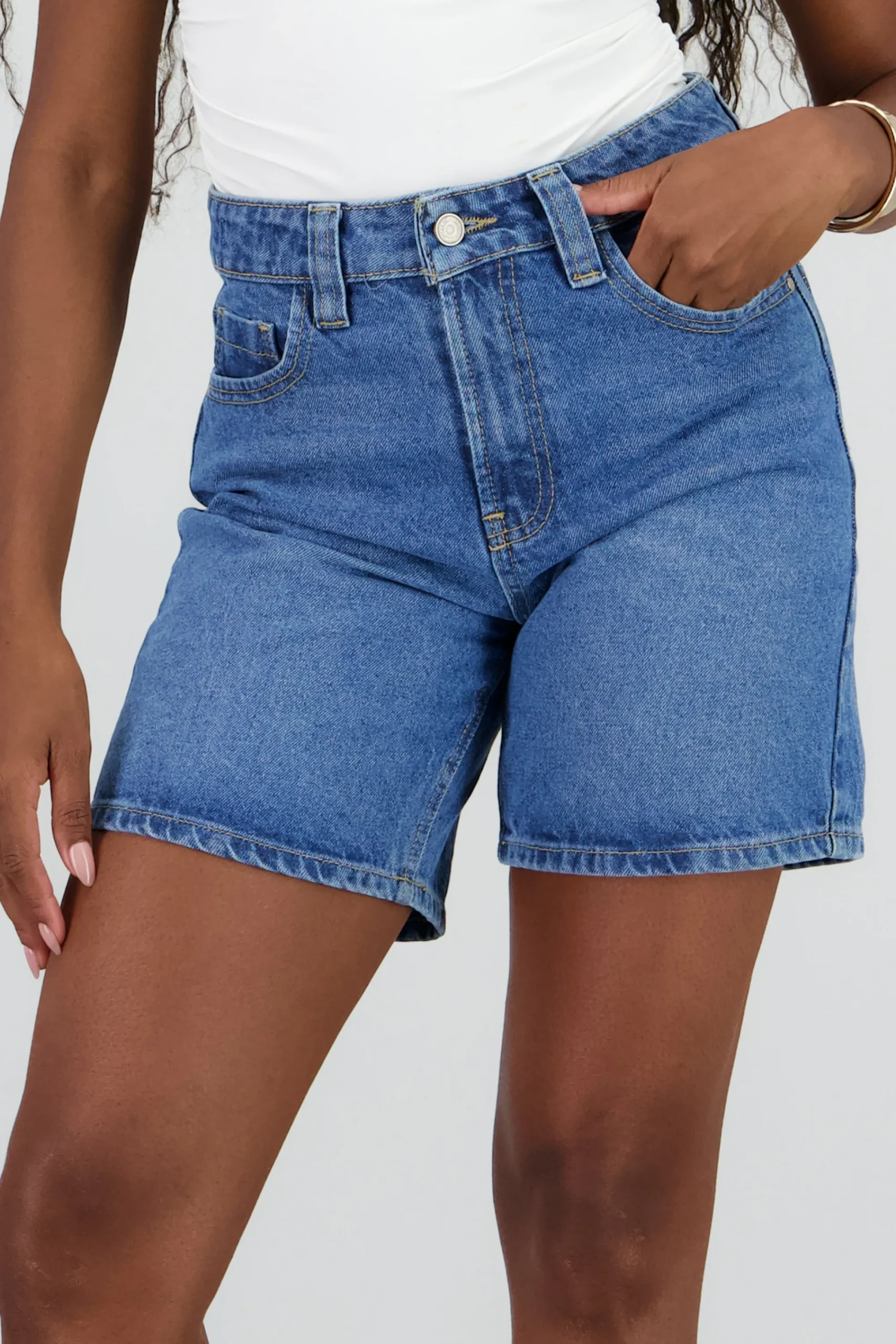 Shasa Mid Rise Baggy Shorts