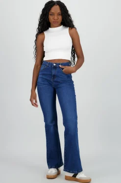 Shasa Mid Rise Flare Jeans