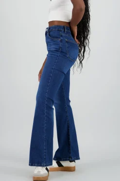 Shasa Mid Rise Flare Jeans