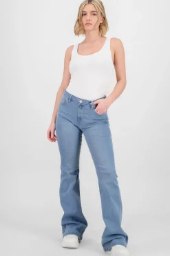 Shasa Mid Rise Flared Jeans