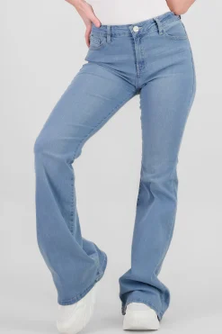 Shasa Mid Rise Flared Jeans