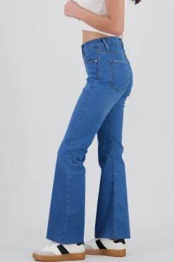 Shasa Mid Rise Flared Jeans