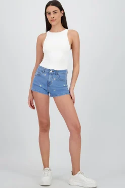 Shasa Mid Rise Floral Shorts