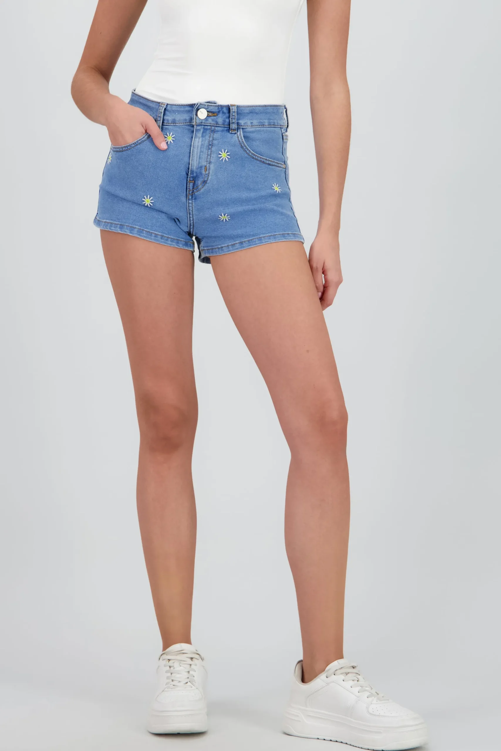 Shasa Mid Rise Floral Shorts