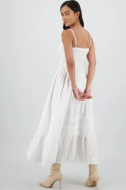 Shasa Midi Dress with Smocked Detail