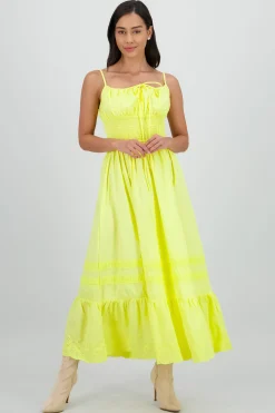 Shasa Midi Dress with Smocked Detail