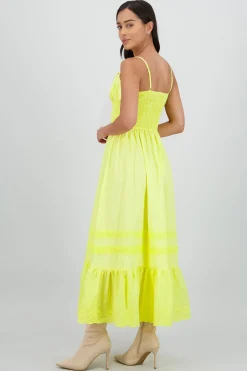 Shasa Midi Dress with Smocked Detail