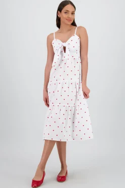 Shasa Midi Dress with Straps