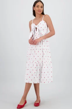 Shasa Midi Dress with Straps