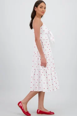 Shasa Midi Dress with Straps