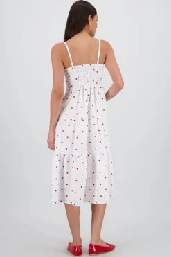 Shasa Midi Dress with Straps