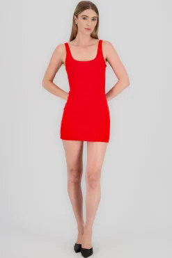 Shasa Mini Bodycon Strap Dress