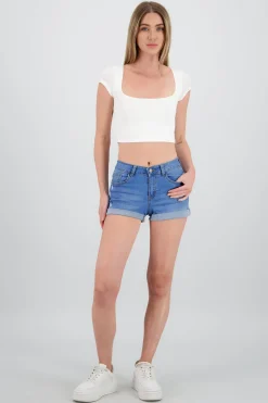 Shasa Mini Denim Shorts