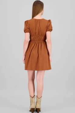 Shasa Mini Dress with Bow Details