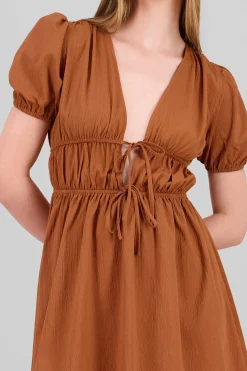 Shasa Mini Dress with Bow Details