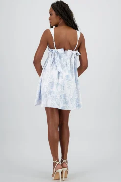 Shasa Mini Dress with Bow Straps