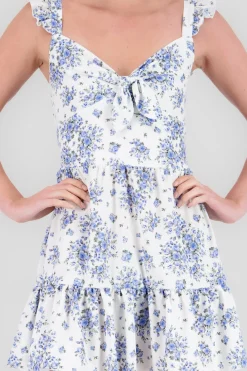 Shasa Mini Dress with Lace Up